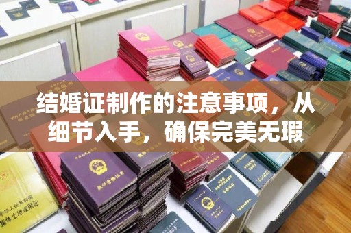官田结婚证制作的注意事项，从细节入手，确保完美无瑕