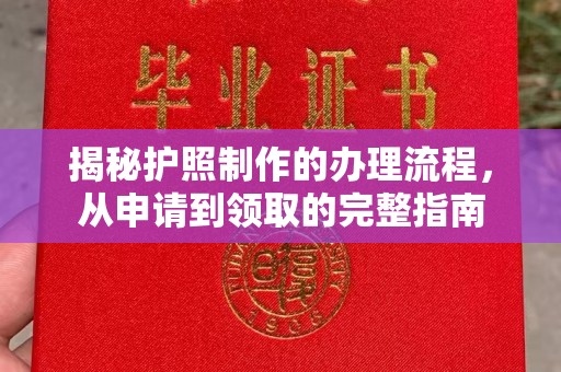 官田揭秘护照制作的办理流程，从申请到领取的完整指南