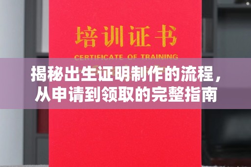 官田揭秘出生证明制作的流程，从申请到领取的完整指南