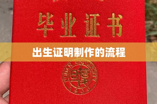 官田出生证明制作的流程