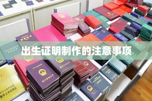 官田出生证明制作的注意事项
